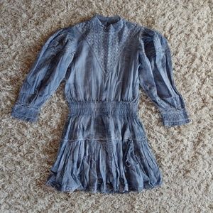 Love Shack Fancy Viola Dress - Indigo - Size XS